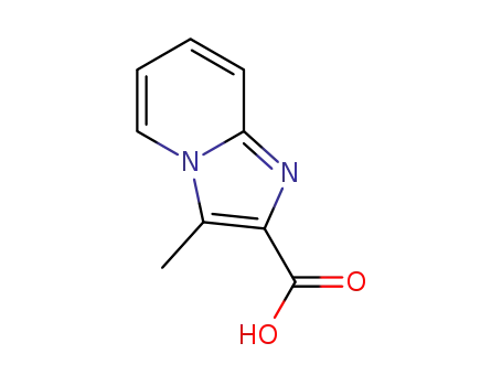 Molecular Structure of 1227268-77-0 (3-Methyl-imidazo[1,2-a]pyridine-2-carboxylic acid)
