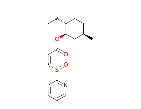 Menthyl 3-(2-pyridylsulfinyl)acrylate
