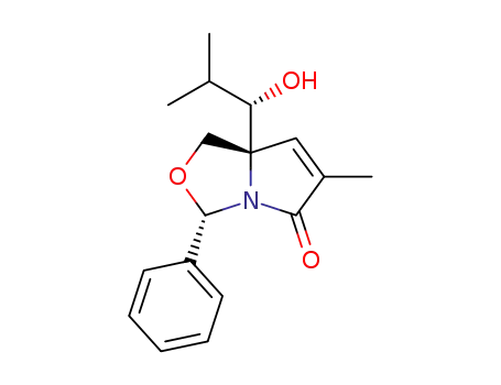 (3S,7aR)-7a-((S)-1-Hydroxy-2-methyl-propyl)-6-methyl-3-phenyl-1,7a-dihydro-pyrrolo[1,2-c]oxazol-5-one