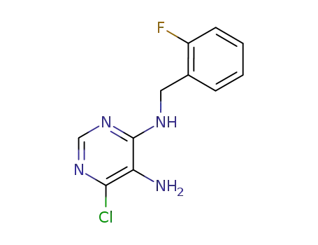 5-Amino-4-chloro-6-(2-fluorobenzylamino)pyrimidine