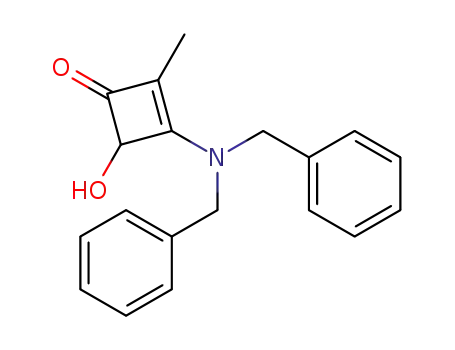 2-Cyclobuten-1-one, 3-[bis(phenylmethyl)amino]-4-hydroxy-2-methyl-