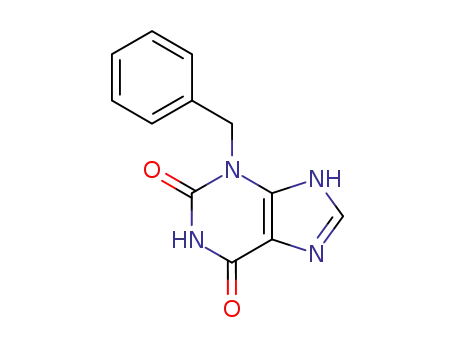 Molecular Structure of 19844-93-0 (1H-Purine-2,6-dione, 3,7-dihydro-3-(phenylmethyl)-)