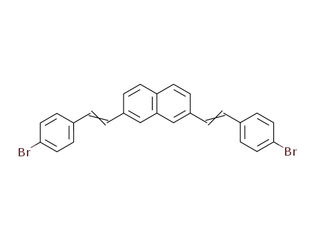 Molecular Structure of 88111-69-7 (Naphthalene, 2,7-bis[2-(4-bromophenyl)ethenyl]-)