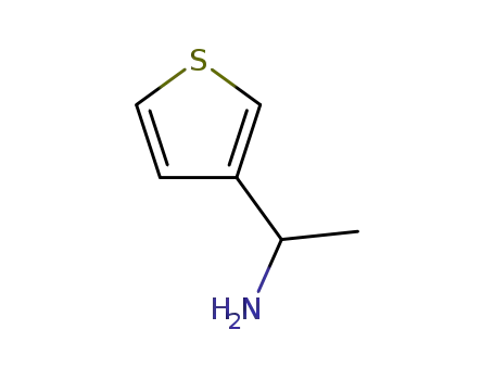 Molecular Structure of 118488-08-7 (1-(Thiophen-3-yl)ethanamine)