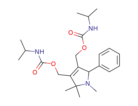 1,2,2-trimethyl-5-phenyl-3,4-bis<<(N-2-propylcarbamoyl)oxy>methyl>-3-pyrroline