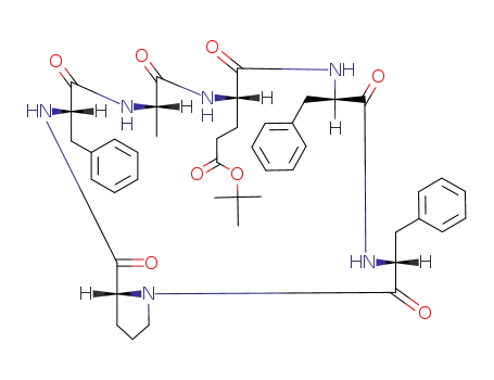 cyclo<-D-Pro<sup>1</sup>-Phe<sup>2</sup>-Ala<sup>3</sup>-Glu(OtBu)<sup>4</sup>-Phe<sup>5</sup>-Phe<sup>6</sup>->