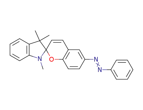 Molecular Structure of 52607-59-7 (1',3',3'-trimethyl-6-phenylazo-1',3'-dihydro-spiro[chromene-2,2'-indole])