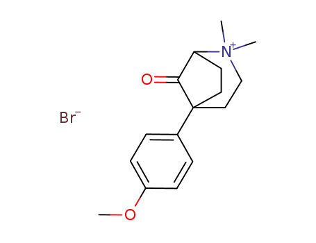 2-Azoniabicyclo[3.2.1]octane, 5-(4-methoxyphenyl)-2,2-dimethyl-8-oxo-,
bromide