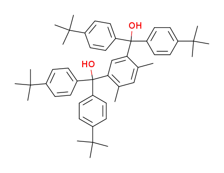 {5-[Bis-(4-tert-butyl-phenyl)-hydroxy-methyl]-2,4-dimethyl-phenyl}-bis-(4-tert-butyl-phenyl)-methanol