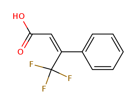 (2Z)-4,4,4-trifluoro-3-phenylbut-2-enoic acid(SALTDATA: FREE)