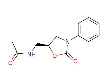 Acetamide, N-[(2-oxo-3-phenyl-5-oxazolidinyl)methyl]-, (S)-