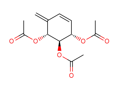 DL-(1,3/2)-1,2,3-tri-O-acetyl-4-methylene-5-cyclohexene-1,2,3-triol