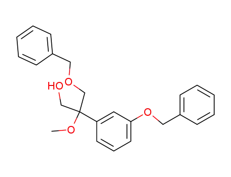 3-(benzyloxy)-2-<3-(benzyloxy)phenyl>-2-methoxypropan-1-ol