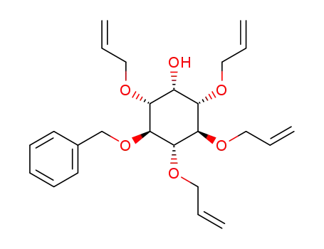 (+)-1,3,4,5-tetra-O-allyl-6-O-benzyl-myo-inositol