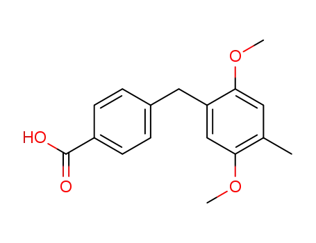 Benzoic acid, 4-[(2,5-dimethoxy-4-methylphenyl)methyl]-