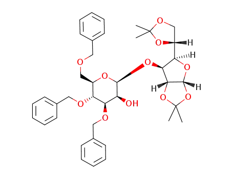1,2:5,6-di-O-isopropylidene-3-O-(3,4,6-tri-O-benzyl-β-D-mannopyranosyl)-α-D-glucofuranose