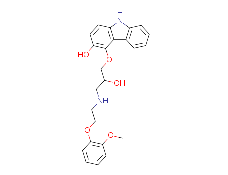9H-Carbazol-3-ol,4-[2-hydroxy-3-[[2-(2-methoxyphenoxy)ethyl]amino]propoxy]-