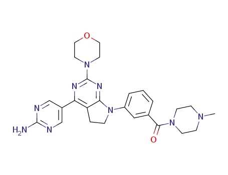 [3-[4-(2-aminopyrimidin-5-yl)-2-morpholino-5,6-dihydropyrrolo[2,3-d]pyrimidin-7-yl]phenyl]-(4-methylpiperazin-1-yl)methanone