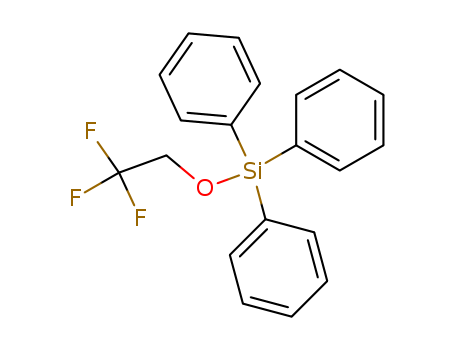 Molecular Structure of 16165-87-0 (Silane, triphenyl(2,2,2-trifluoroethoxy)-)