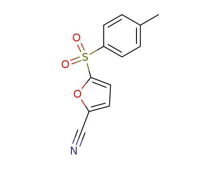 Molecular Structure of 75745-88-9 (5-(4-methylphenyl)sulfonylfuran-2-carbonitrile)