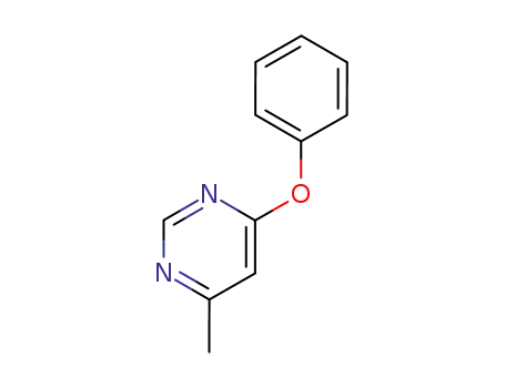 Molecular Structure of 55849-46-2 (PYRIMIDINE, 4-METHYL-6-PHENOXY-)