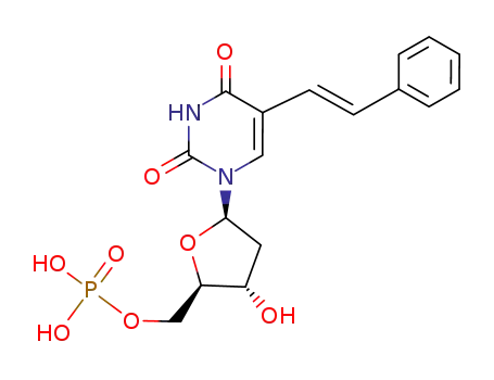 5'-Uridylic acid, 2'-deoxy-5-(2-phenylethenyl)-, (E)-