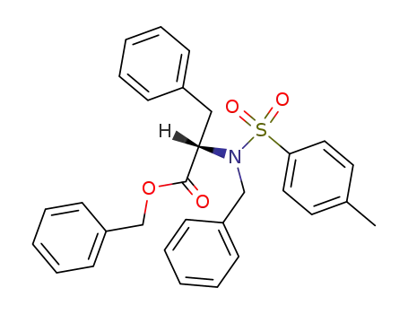 Molecular Structure of 82495-71-4 ((2S)-2-(N-benzyl-p-toluenesulfonamido)-3-phenylpropionic acid benzyl ester)