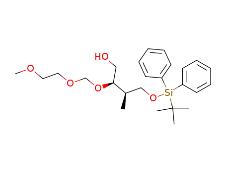 (2R,3R)-4-(tert-Butyl-diphenyl-silanyloxy)-2-(2-methoxy-ethoxymethoxy)-3-methyl-butan-1-ol