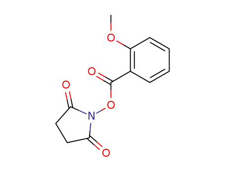 Molecular Structure of 60586-99-4 (2,5-Pyrrolidinedione, 1-[(2-methoxybenzoyl)oxy]-)