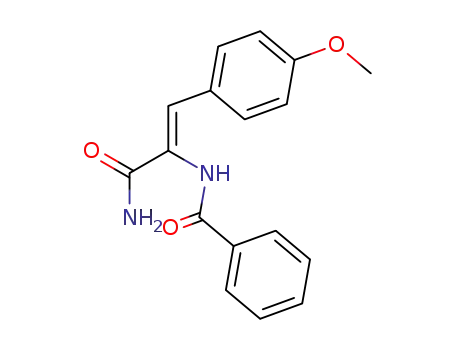 (Z)-2-benzoylamino-3-(4-methoxyphenyl)prop-2-enamide