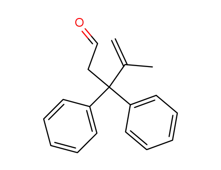 4-methyl-3,3-diphenyl-4-penten-1-al