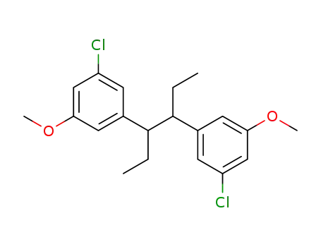 meso-3,4-bis(5-chloro-3-methoxyphenyl)hexane