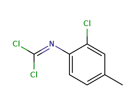 Molecular Structure of 41062-11-7 (Carbonimidic dichloride, (2-chloro-4-methylphenyl)-)
