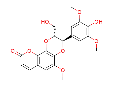Molecular Structure of 84575-10-0 (Cleomiscosin C)