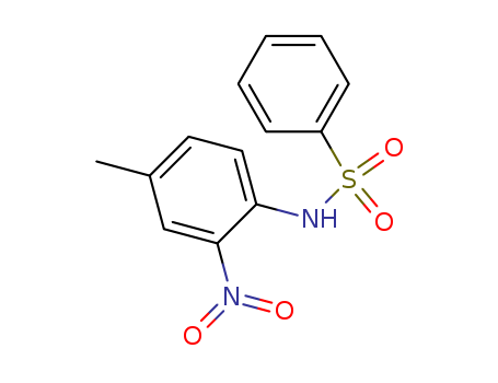 Benzenesulfonamide,N-(4-methyl-2-nitrophenyl)- cas  735-57-9