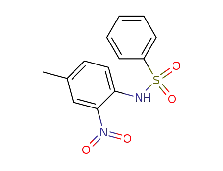 Molecular Structure of 735-57-9 (N-(4-Methyl-2-nitrophenyl)benzenesulfonamide)