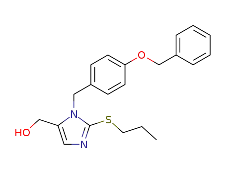 1H-Imidazole-5-methanol,
1-[[4-(phenylmethoxy)phenyl]methyl]-2-(propylthio)-