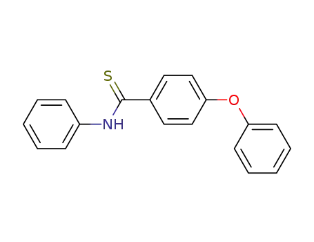 Molecular Structure of 120951-38-4 (4-phenoxy-N-phenylbenzothioamide)