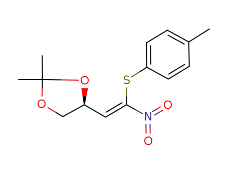 (Z)-(4S)-2,2-dimethoxy-4-<2'-<4''-(methylphenyl)thio>-2'-nitroethenyl>-1,3-dioxolane