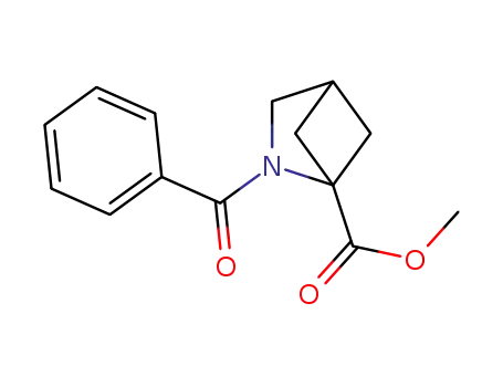 Molecular Structure of 77422-38-9 (Methyl N-benzoyl-1-azabictclohexane-5-carboxylate)