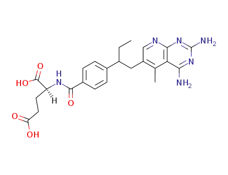 Molecular Structure of 139504-90-8 (10-ethyl-5-methyl-5,10-dideazaaminopterin)