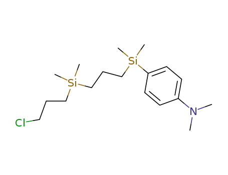 [4-({3-[(3-Chloro-propyl)-dimethyl-silanyl]-propyl}-dimethyl-silanyl)-phenyl]-dimethyl-amine