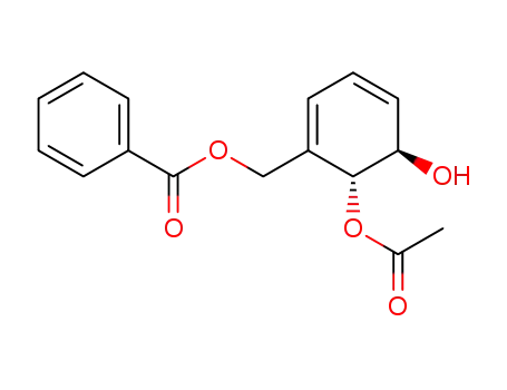 (2R)-trans-2-acetoxy-3-hydroxy-1-[(benzoyloxy)methyl]cyclohexa-4,6-diene