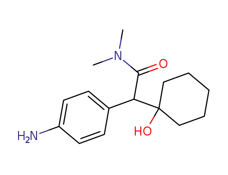 1-<(4-aminophenyl)<(dimethylamino)carbonyl>methyl>cyclohexanol