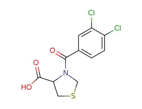 N-(3,4-dichlorobenzoyl)thiazolidine-4-carboxylic acid