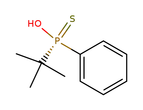 Molecular Structure of 55705-77-6 (tert-butyl(phenyl)phosphinothioic O-acid)