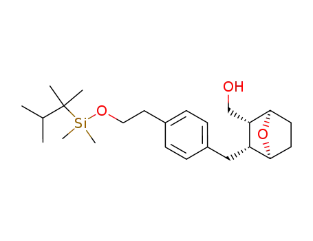 [(1R,2R,3R,4S)-3-(4-{2-[Dimethyl-(1,1,2-trimethyl-propyl)-silanyloxy]-ethyl}-benzyl)-7-oxa-bicyclo[2.2.1]hept-2-yl]-methanol