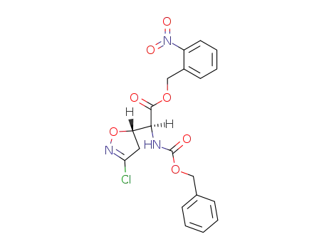erythro-DL-N-benzyloxycarbonyl-α-amino-3-chloro-4,5-dihydro-5-isoxazoleacetic acid o-nitrobenzyl ester
