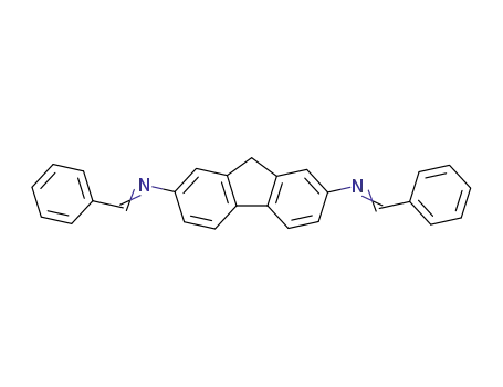 Molecular Structure of 7072-11-9 (9H-Fluorene-2,7-diamine,N2,N7-bis(phenylmethylene)-)