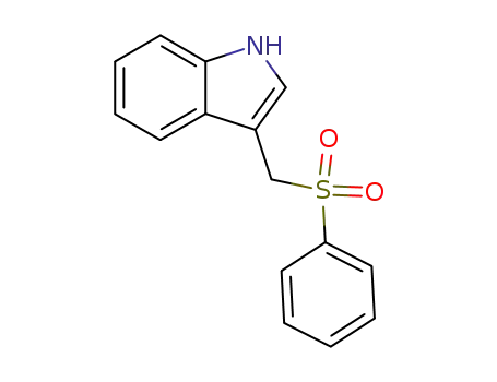 3-Benzenesulfonylmethyl-1H-indole